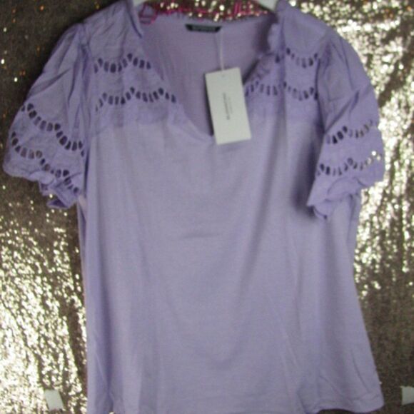 NWT BloomChic purple shirt 14/XL - Picture 4 of 7